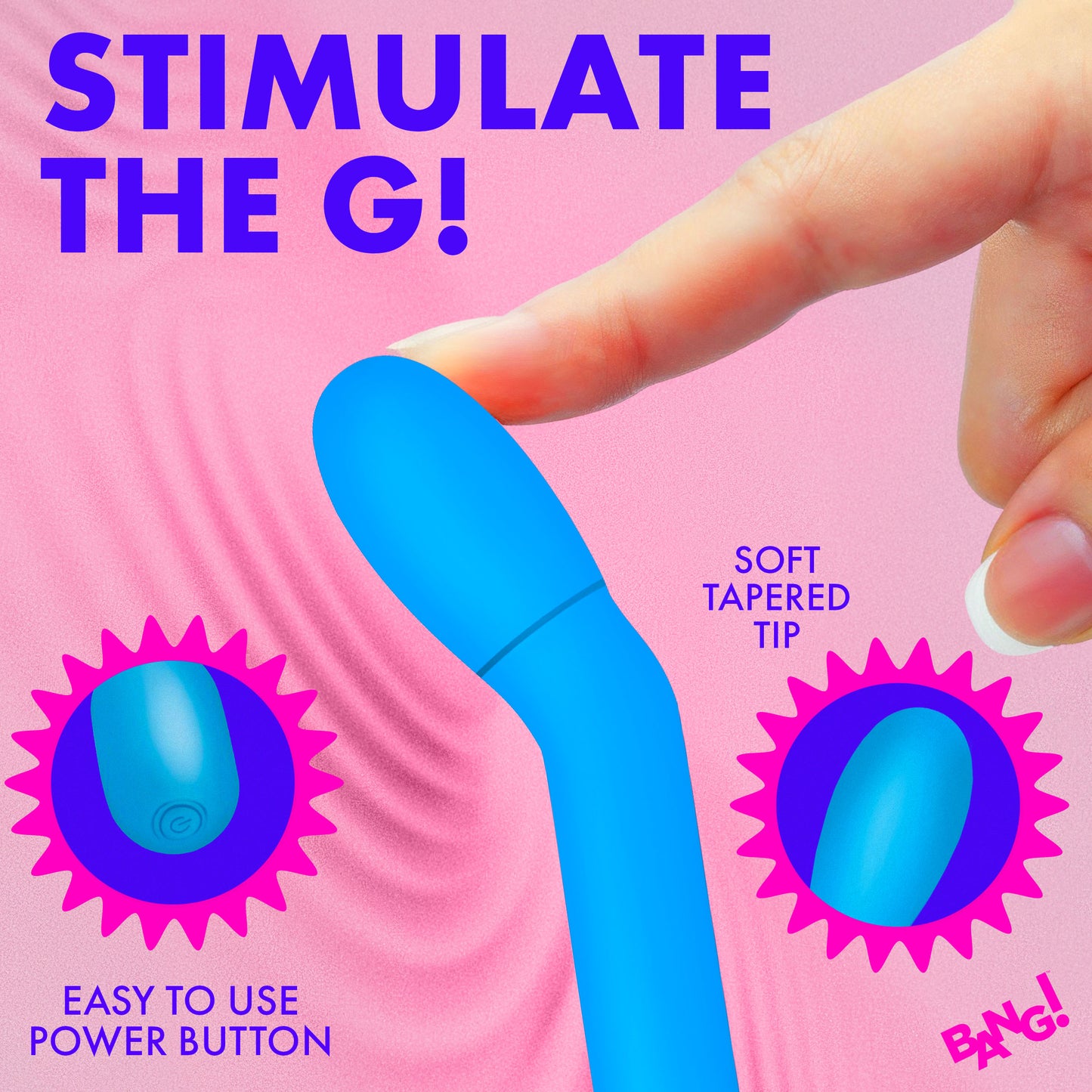 Slim G-Spot Vibrator - Blue