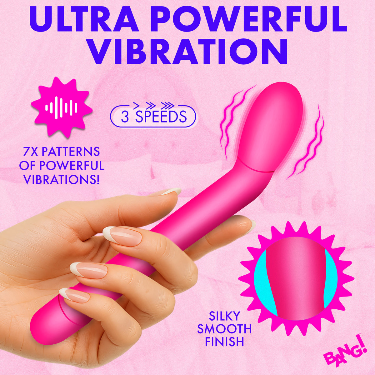 Slim G-Spot Vibrator - Pink