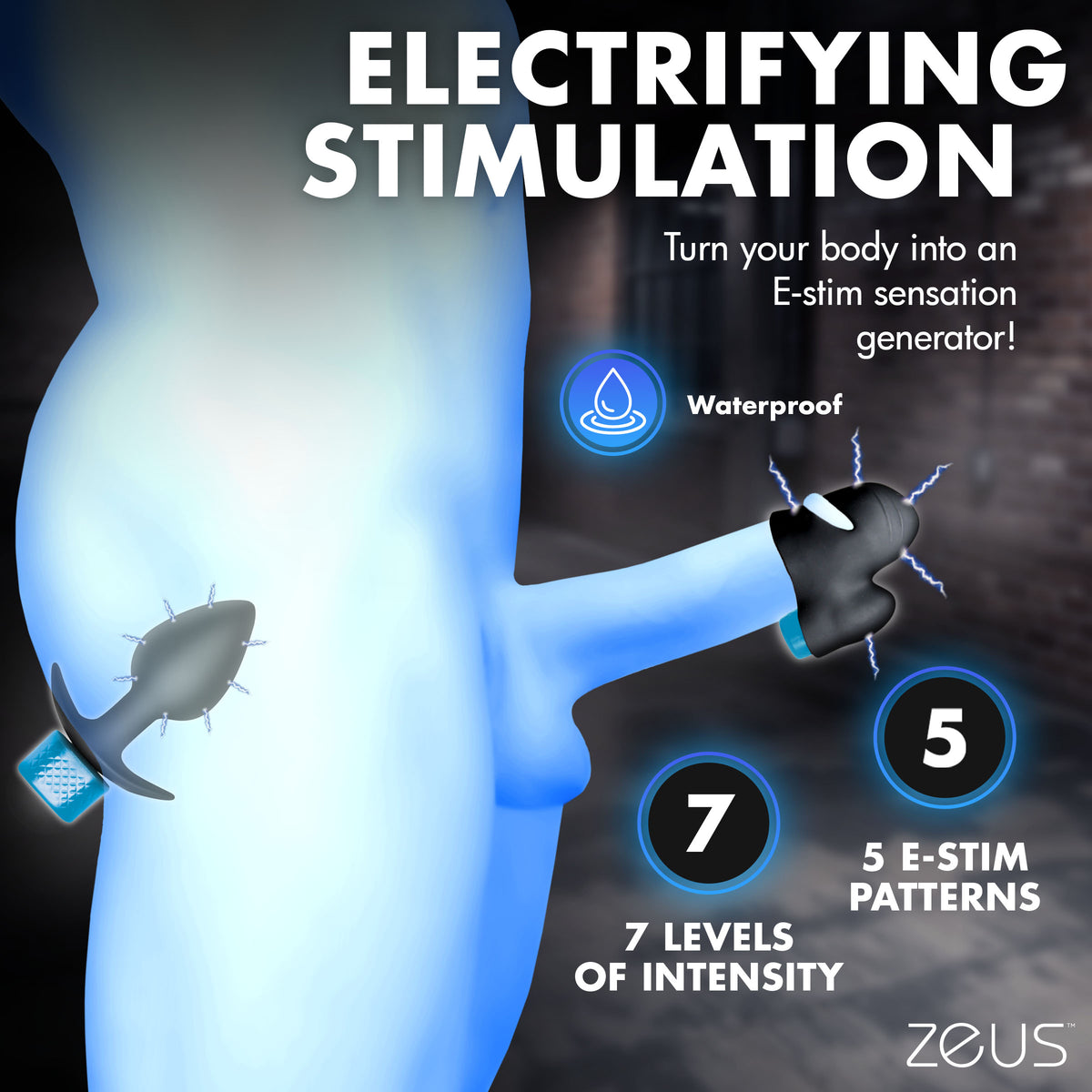 Anal Plug and Head Teaser E-Stim Kit