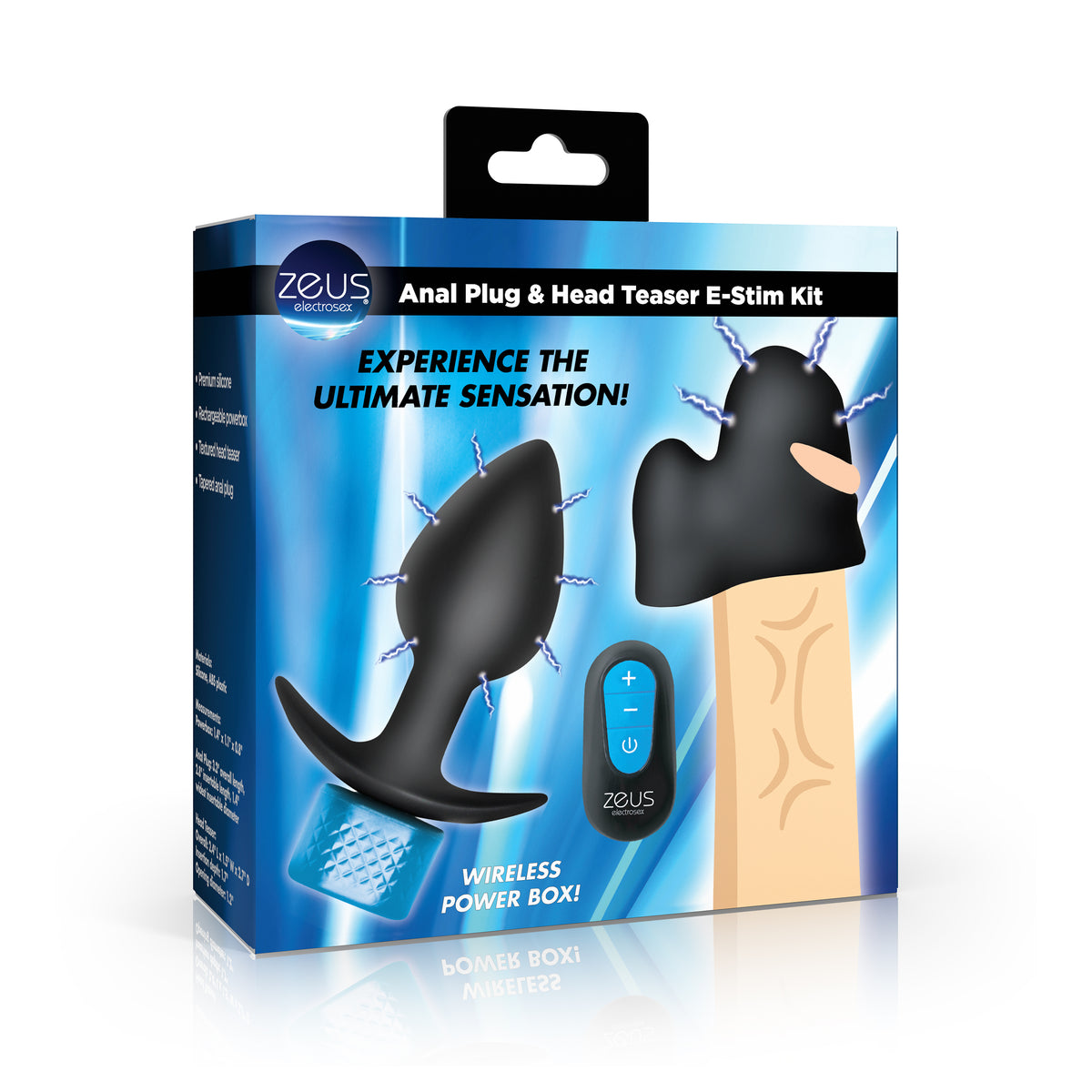 Anal Plug and Head Teaser E-Stim Kit