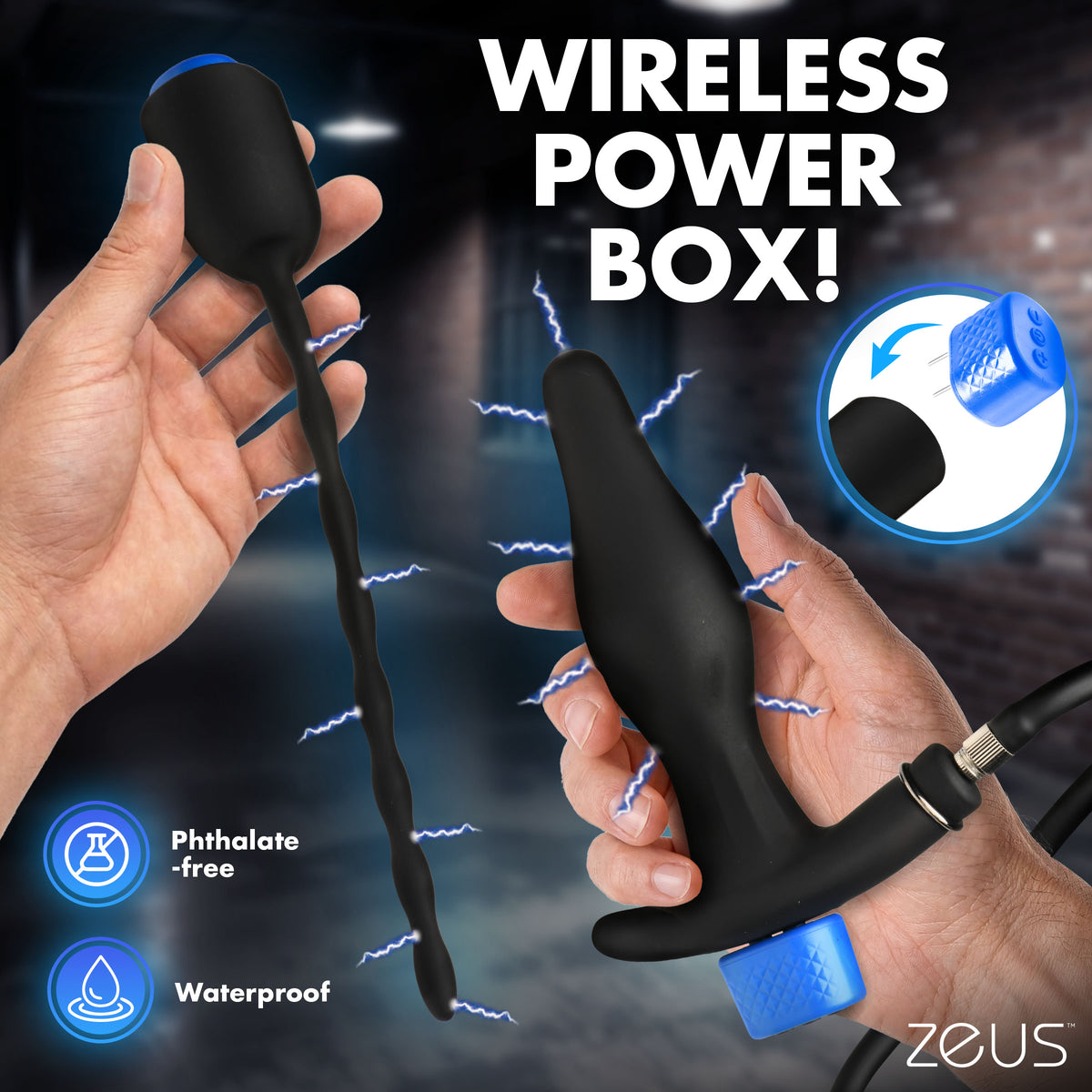 Inflatable Anal Plug and Urethral Sound E-Stim Kit