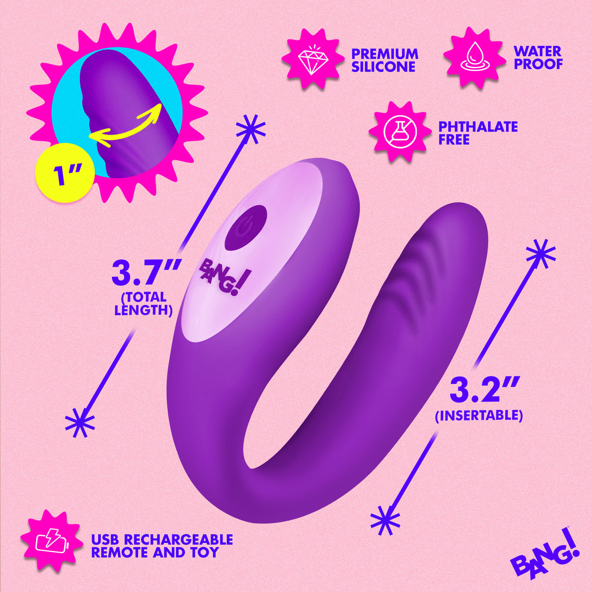 Gyrating G-Spot Vibrator - Purple