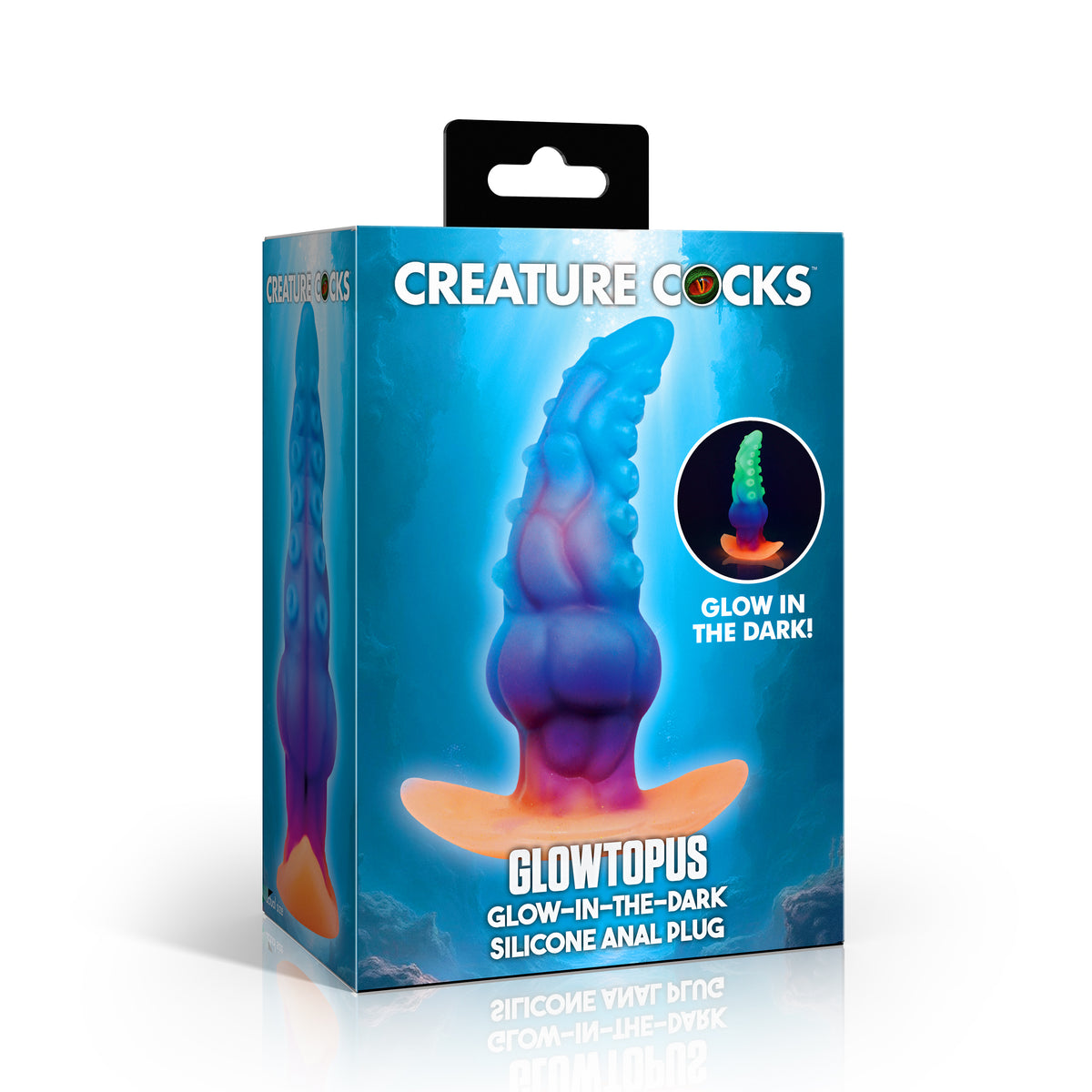 Glowtopus Glow-in-the-Dark Silicone Anal Plug