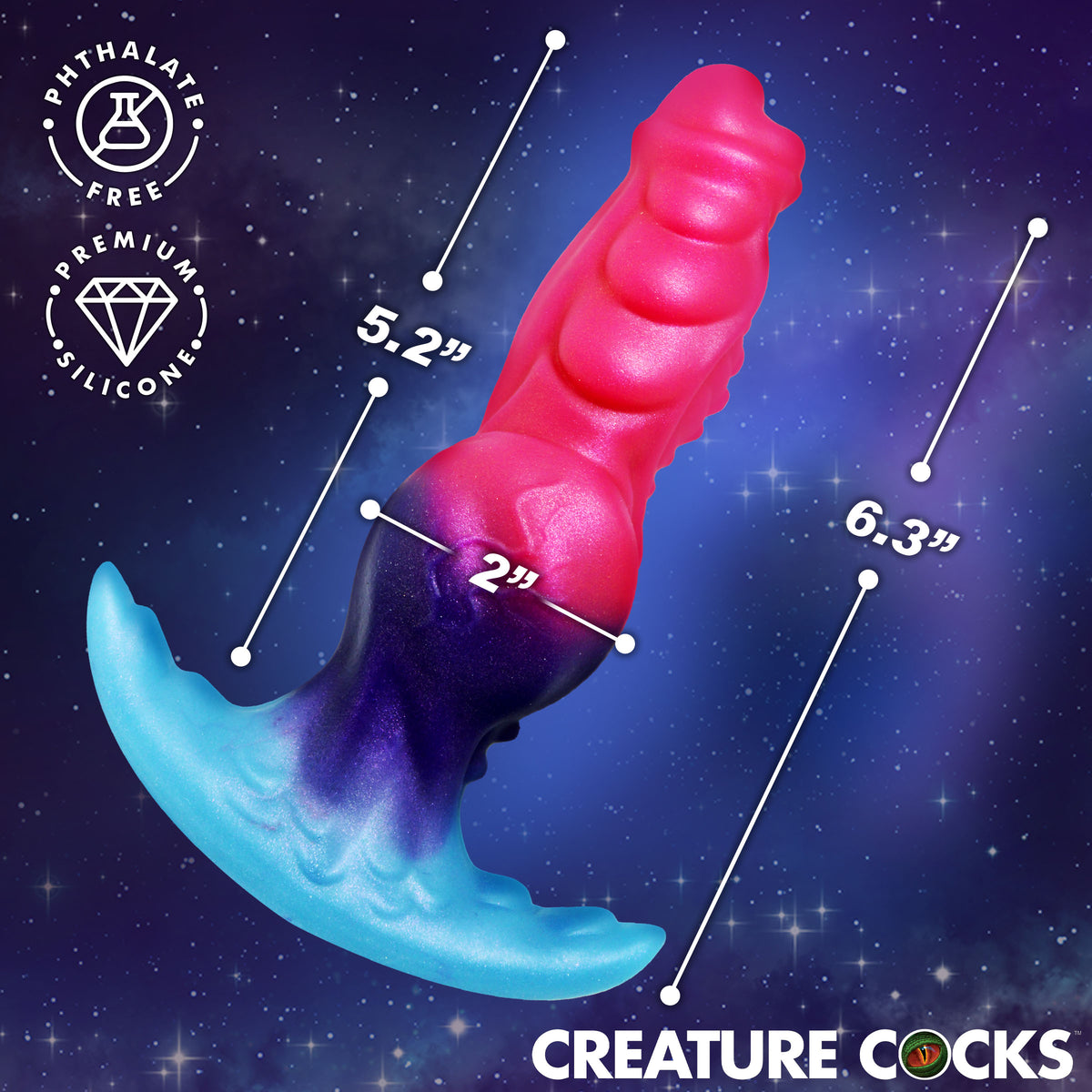 Cosmo Hound Silicone Butt Plug