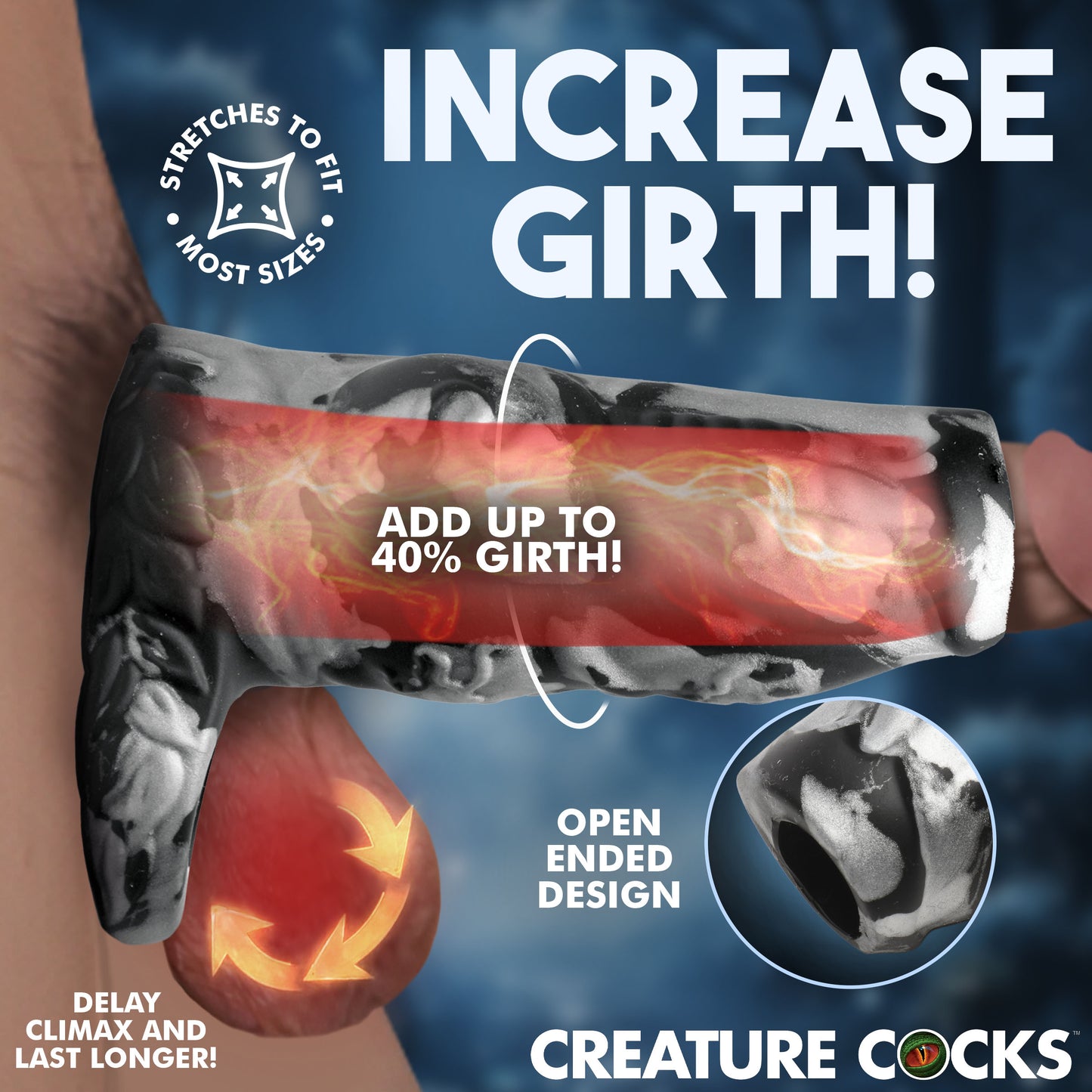 Night Prowler Silicone Penis Enhancer