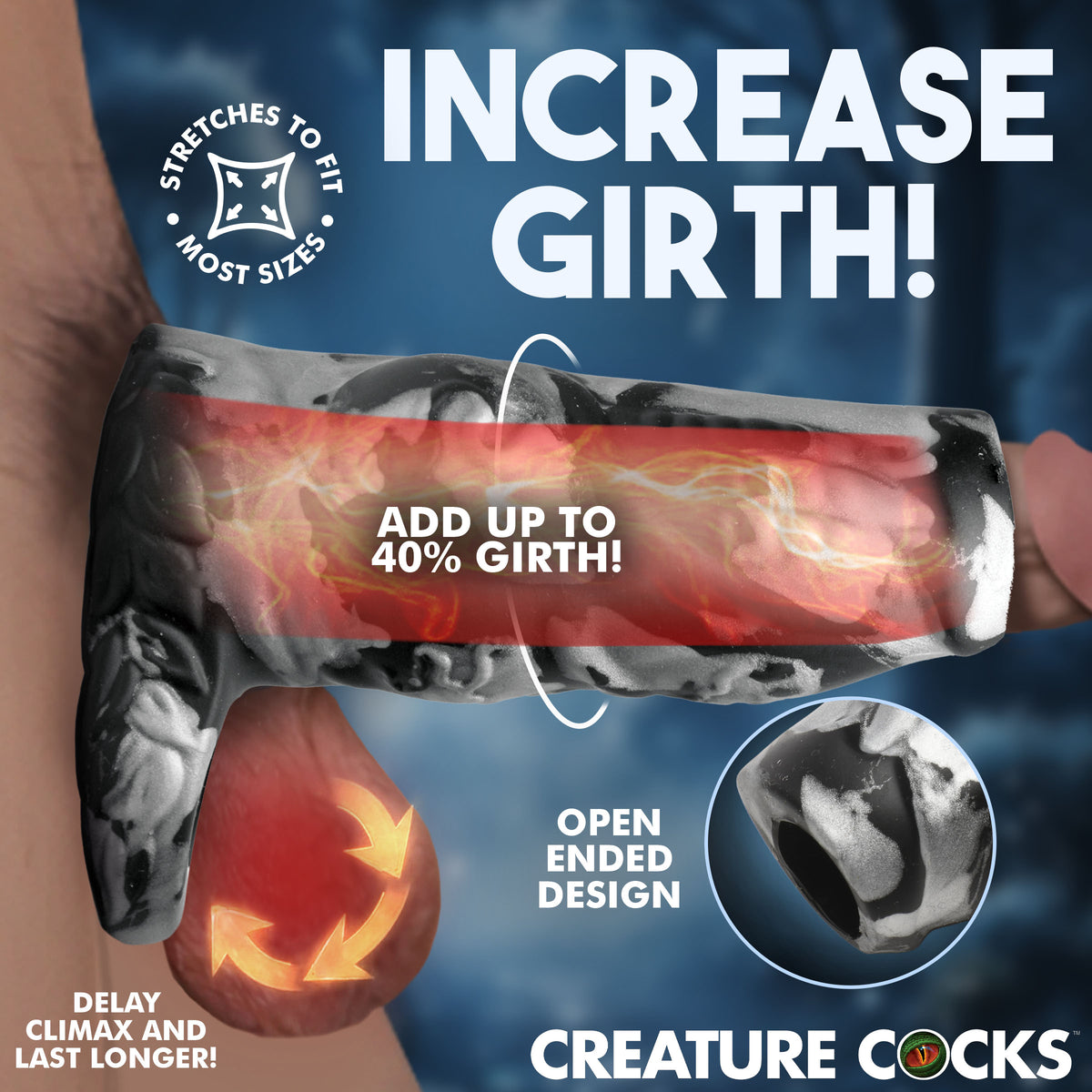 Night Prowler Silicone Penis Enhancer