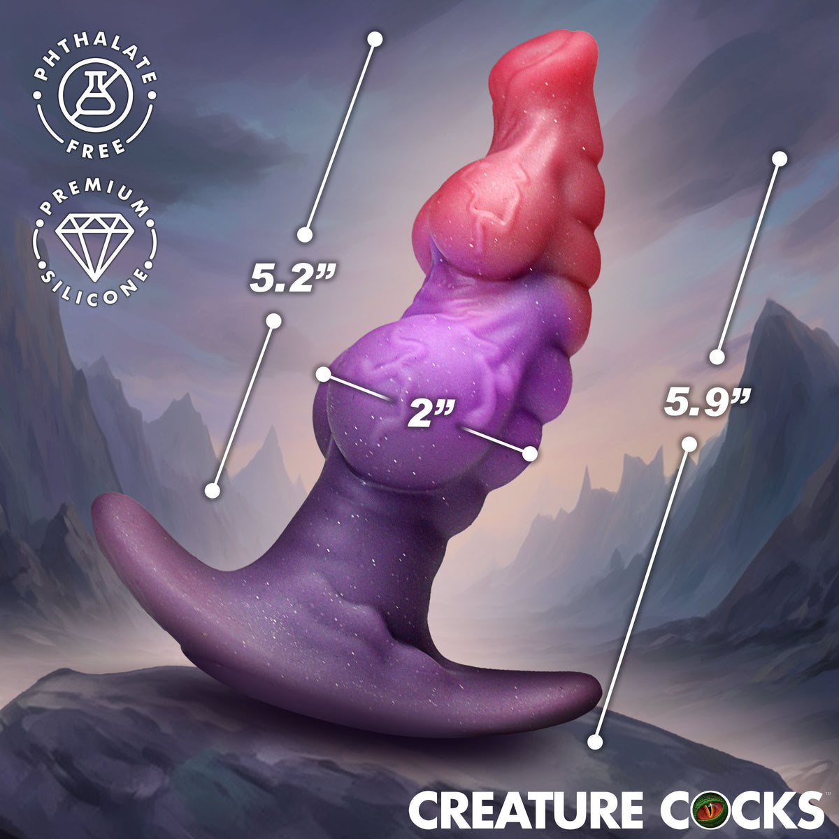Dragon Master Silicone Butt Plug