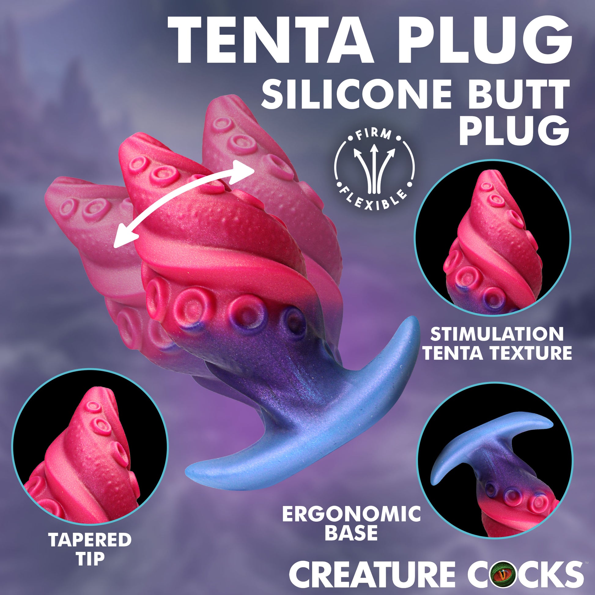 Tenta Plug Silicone Butt Plug