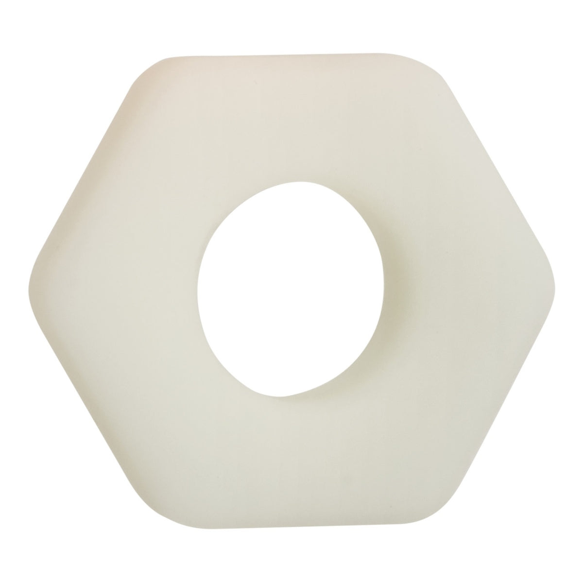Alpha Liquid Silicone Glow In The Dark Prolong Sexagon Ring
