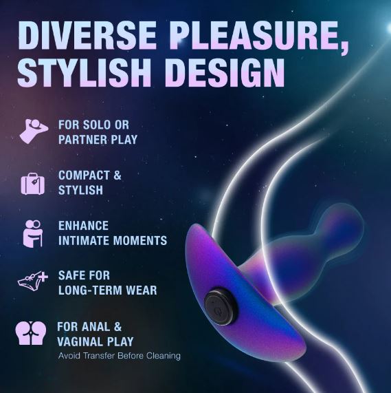 Anal Adventures Matrix Odyssey Prostate Stimulator Space Age Blue