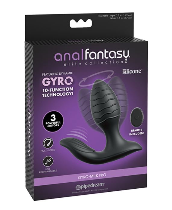 Anal Fantasy Elite Gyro-Milk Pro - Black