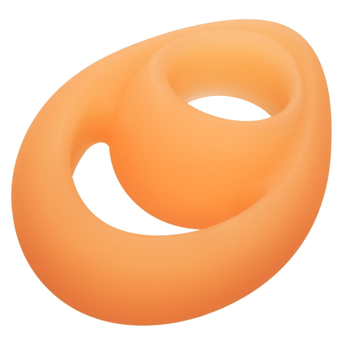 Alpha Liquid Silicone Glow In The Dark Teardrop Cock Ring