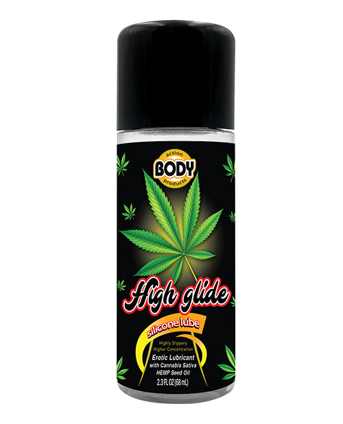 High Glide Erotic Silicone Lubricant 2.3 Oz Bottle