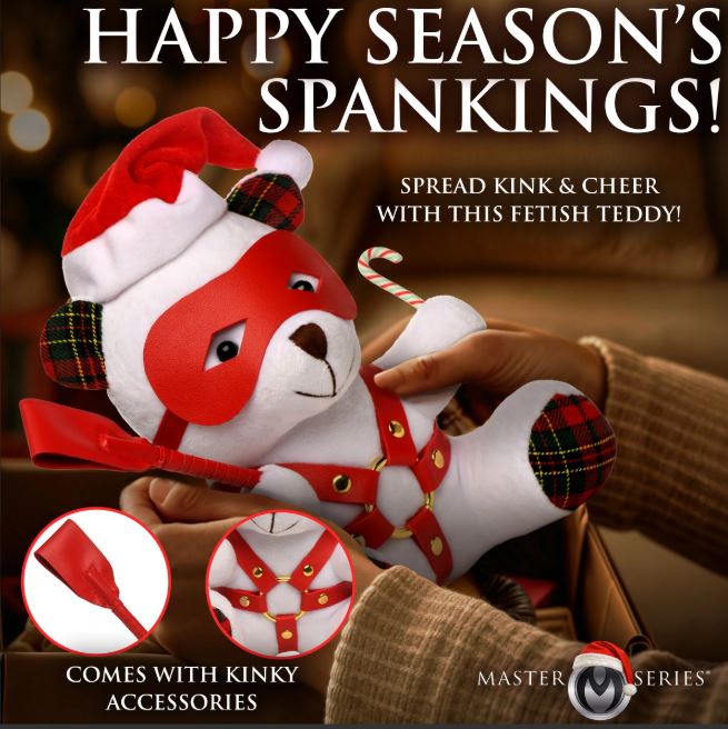 Holiday Bondage Bear - White