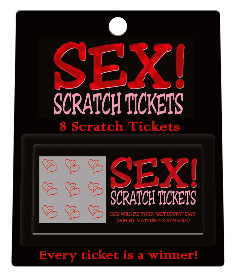 Sex Scratch Tickets (8 Per Pack)