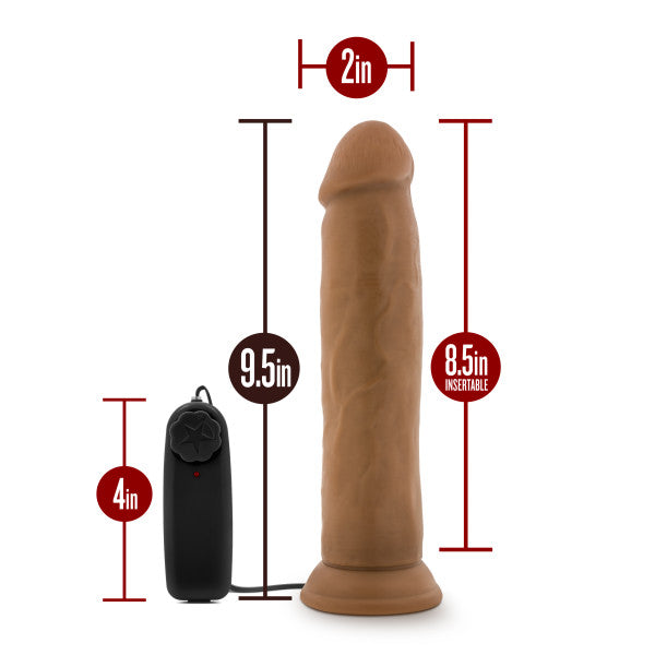 Dr Skin Dr Throb Vibe Cock W/suction Moc