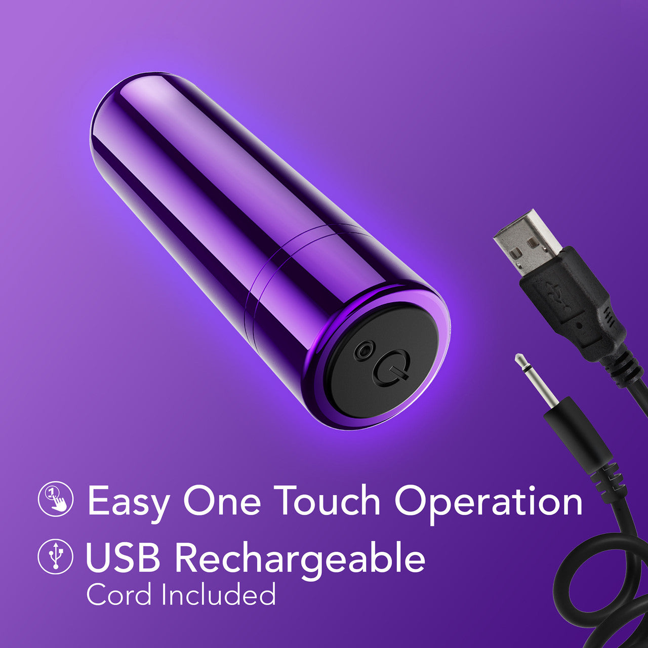 Kool Vibes Rechargeable Mini Bullet Grape