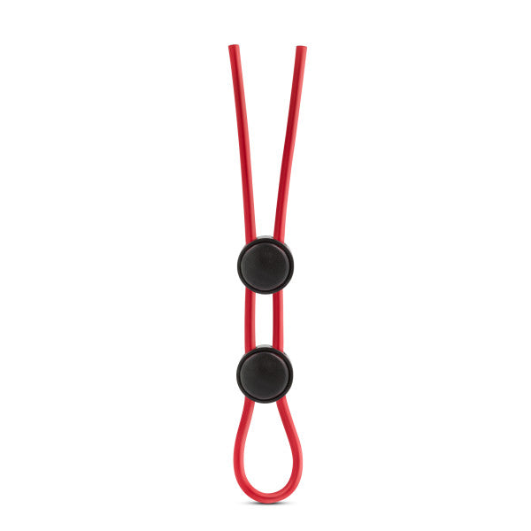 Stay Hard Silicone Dbl Loop Cockring Red