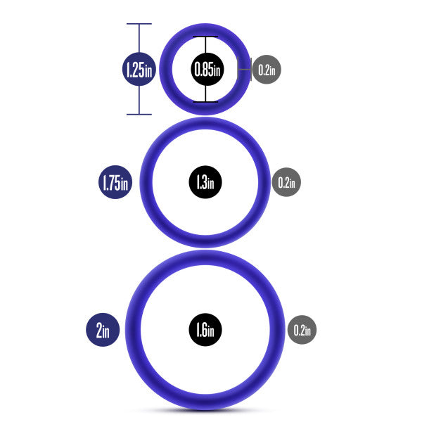 Performance Vs4 Cockring Set Indigo