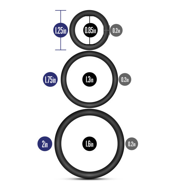 Performance Vs4 Cockring Set Black