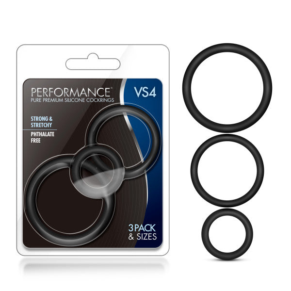 Performance Vs4 Cockring Set Black