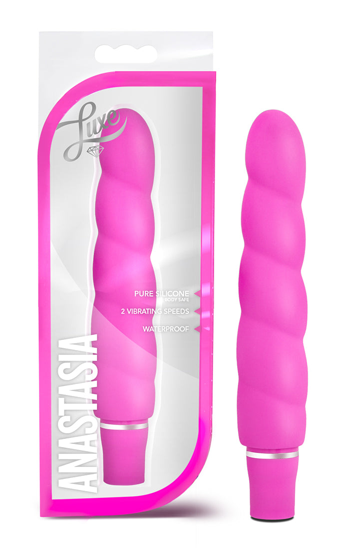Blush Luxe Anastasia Silicone Vibrator - Pink