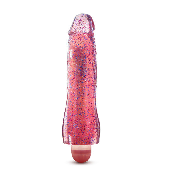Blush Glow Dicks Glitter Vibrator Molly - Pink