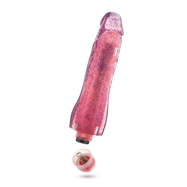 Blush Glow Dicks Glitter Vibrator Molly - Pink