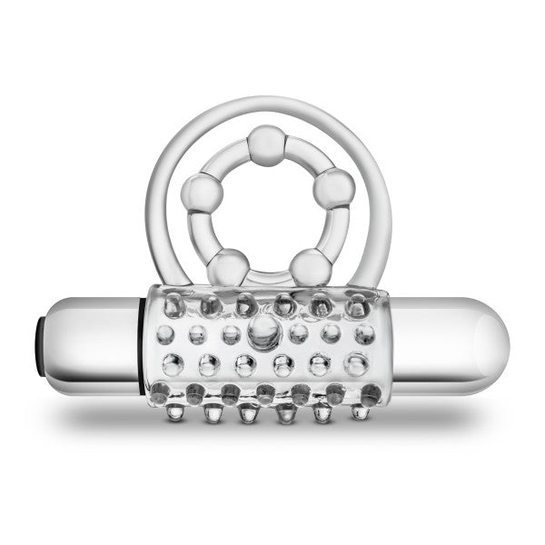 Blush Stay Hard Super Clitifier Cock Ring - Clear