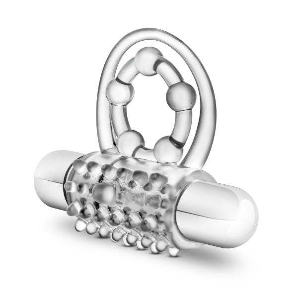 Blush Stay Hard Super Clitifier Cock Ring - Clear