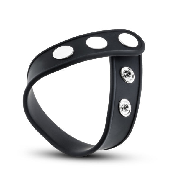 Performance - Vs5 - Silicone 3-snap Cock Strap - Black