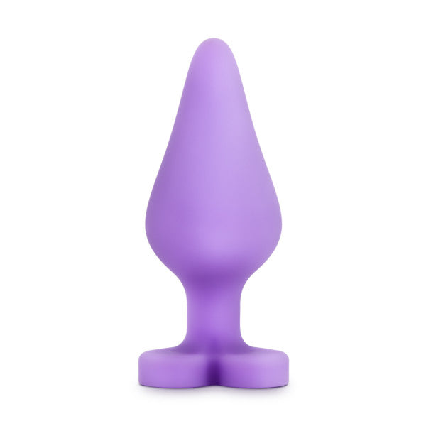 Blush Play With Me Naughty Candy Heart Do Me Now Plug - Purple