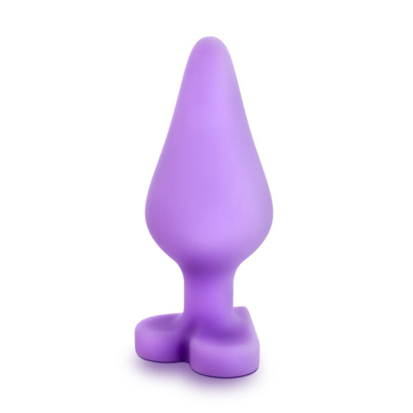 Blush Play With Me Naughty Candy Heart Do Me Now Plug - Purple
