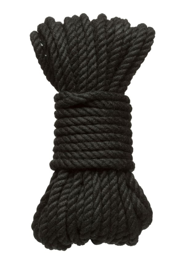 Merci Bind&tie 6mm Hemp Bondage Rope 30ft Black