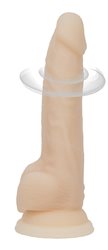 Naked Addiction Rotating & Vibrating Dong 8" Vanilla