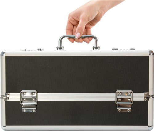 Large Lockable Vibrator Case - Black