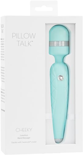 Pillow Talk Cheeky Massager Wand Teal