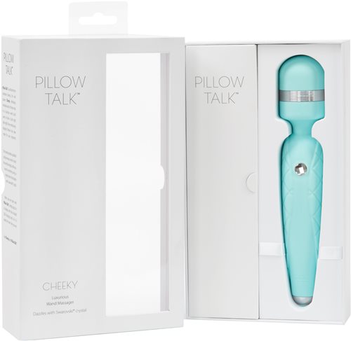 Pillow Talk Cheeky Massager Wand Teal