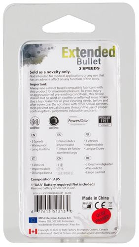 Power Bullet Breeze Extend Black