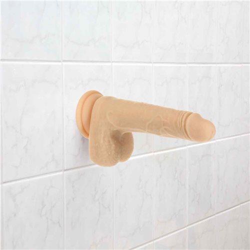 Naked Addiction 7.5 The Freak Vibrating Rotating & Thrusting Dong Vanilla"