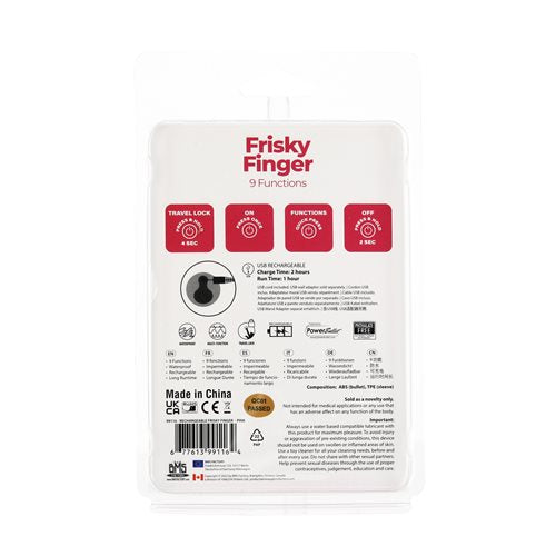 Frisky Finger Unisex Stimulator - Pink