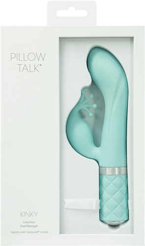 Pillow Talk Kinky Dual Massager Teal