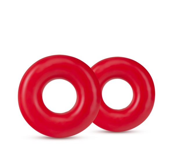Stay Hard - Donut Rings Oversized - Red