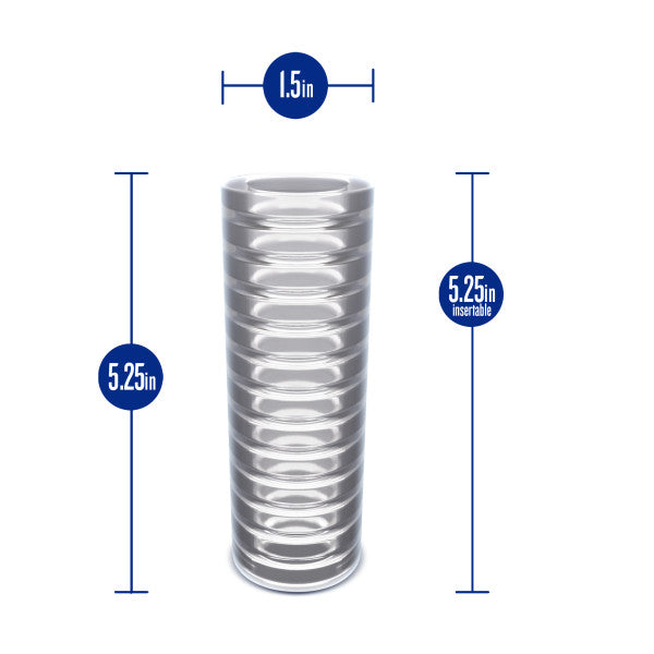 Rize Ribz Self Lube Stroker Clear
