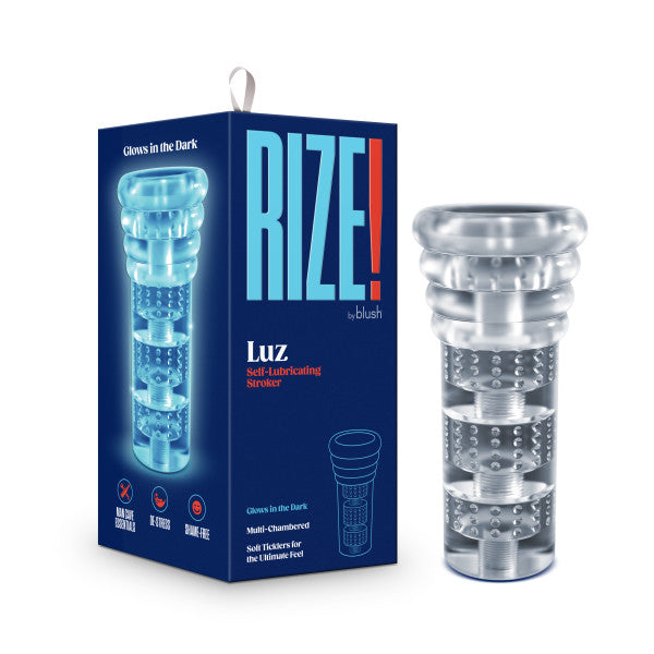 Rize Luz Self Lube Stroker Clear