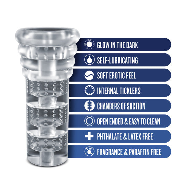 Rize Luz Self Lube Stroker Clear