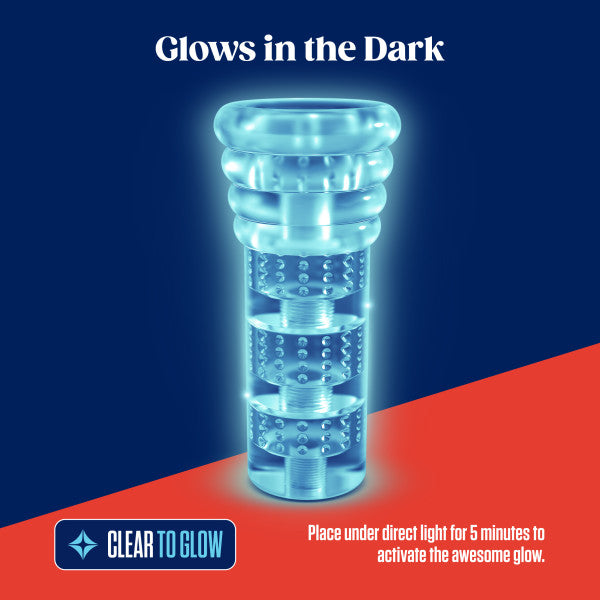 Rize Luz Self Lube Stroker Clear