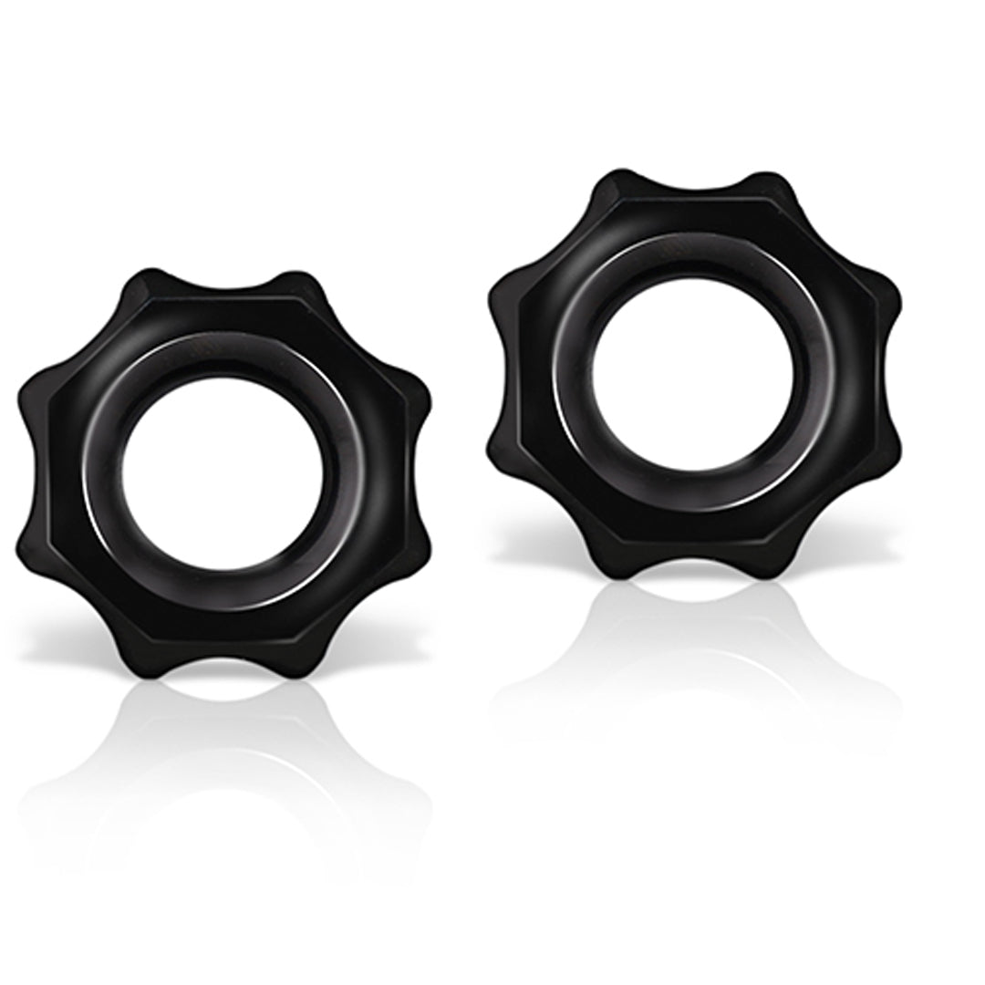 Stay Hard Silicone Loop Cock Ring Red
