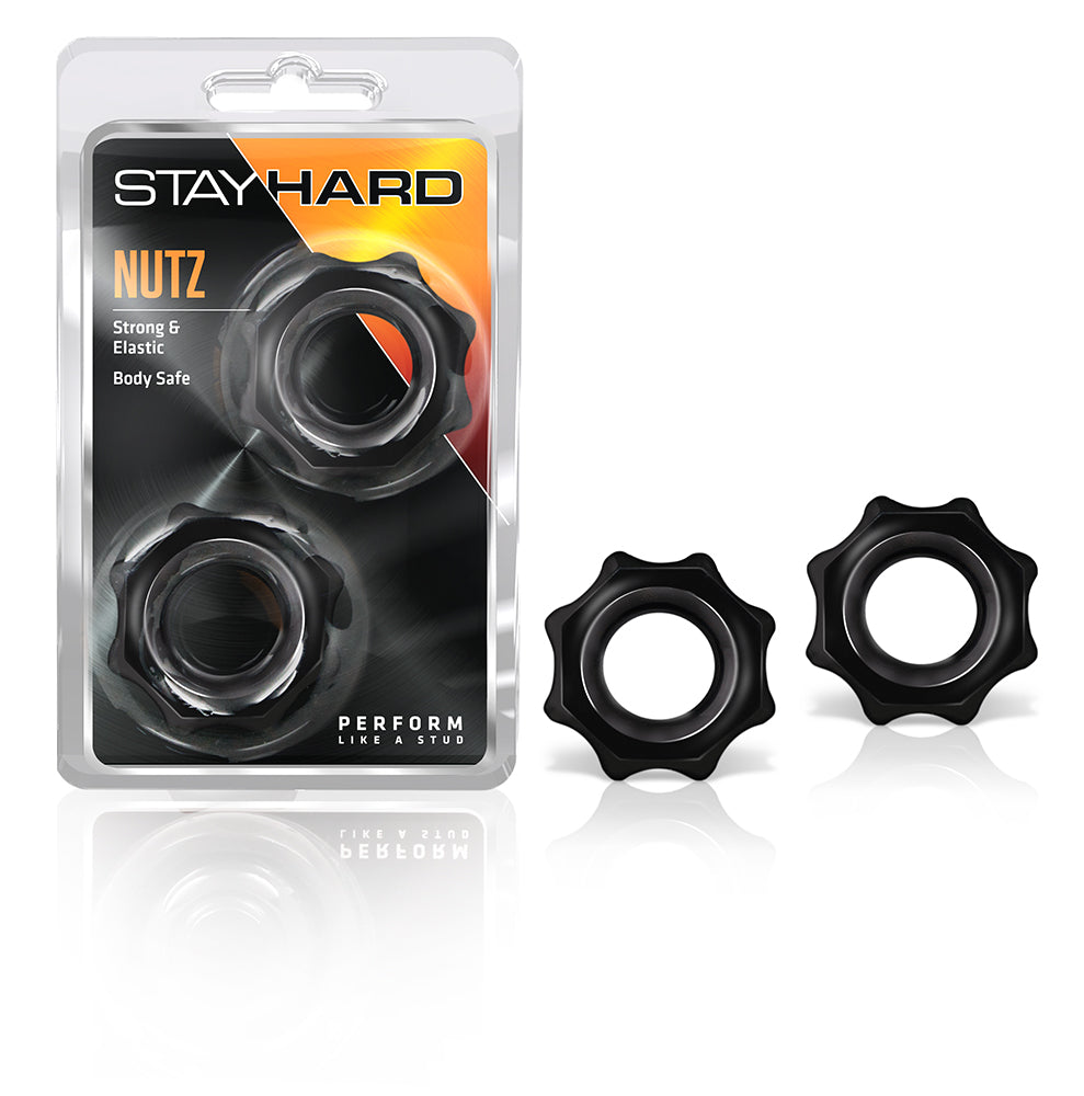 Stay Hard Silicone Loop Cock Ring Red