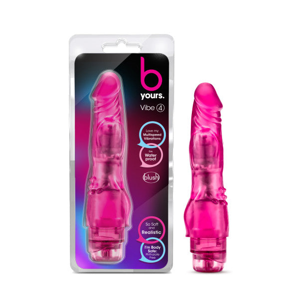 B Yours Vibe 4 Pink Realistic Vibrator